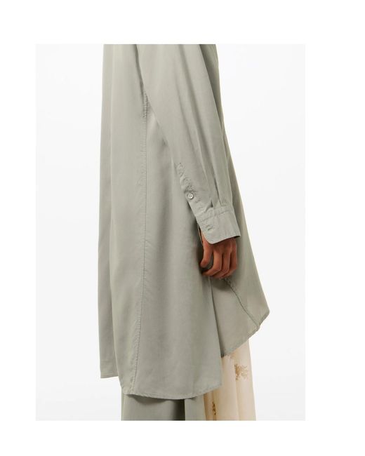Our Legacy Gray Relaxed Longline Shirt