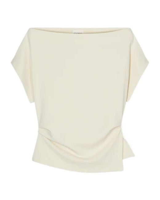 Closed White Off Shoulder Top