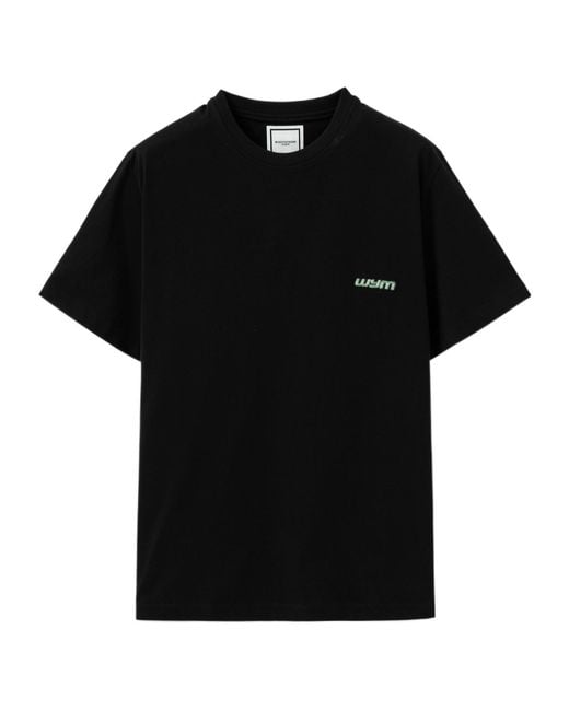 Wooyoungmi Black Short-Sleeved T-Shirt for men