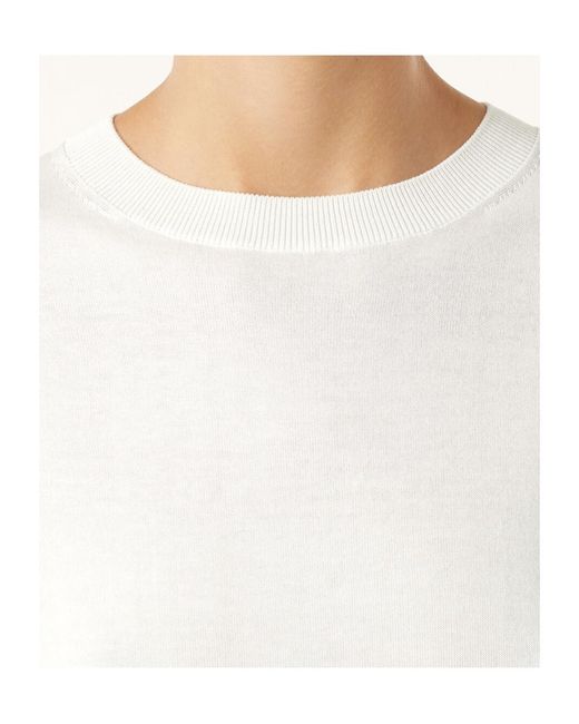 Loro Piana White Angera Crewneck