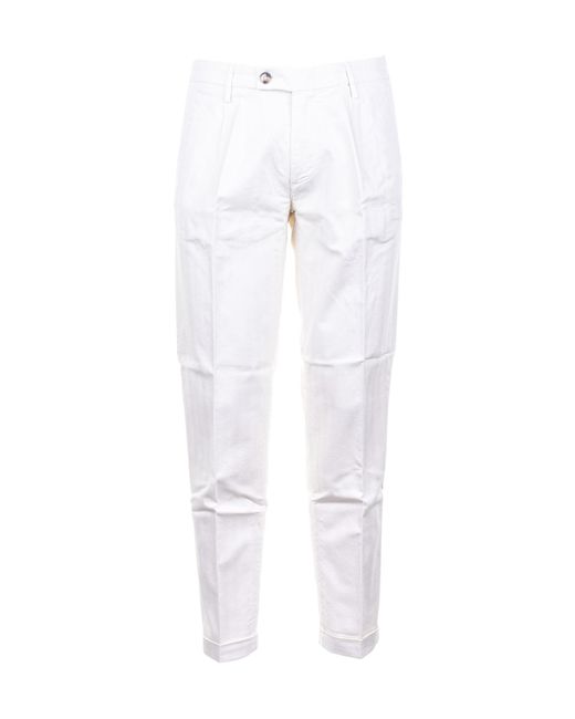 Re-hash White Belt-Loop Casual Pants for men