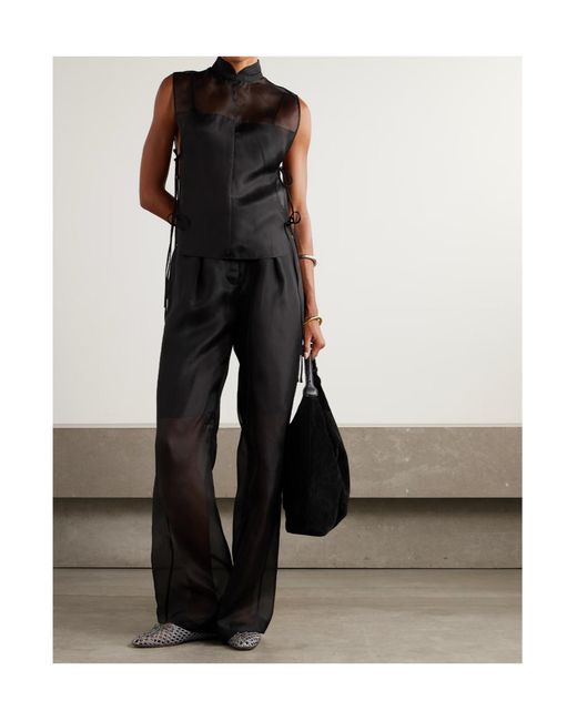 LeKasha Black High-Waisted Casual Pants