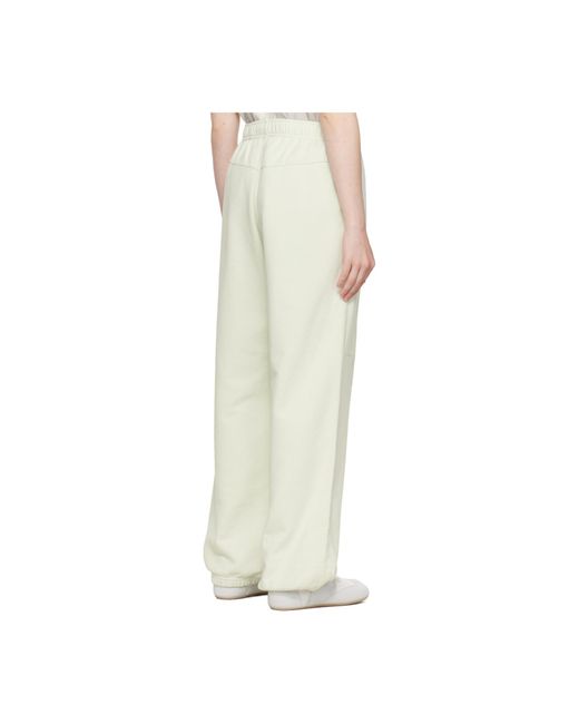 MM6 by Maison Margiela White Numbers-Motif Track Pants