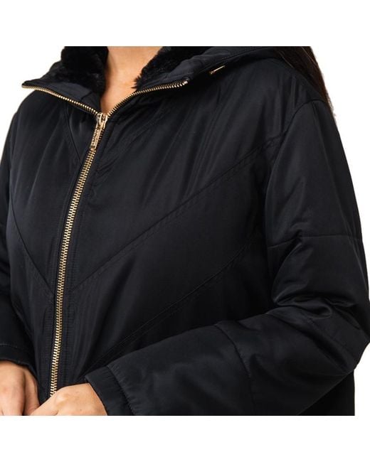 Versace Jeans Blue Zipper Hooded Down Jacket