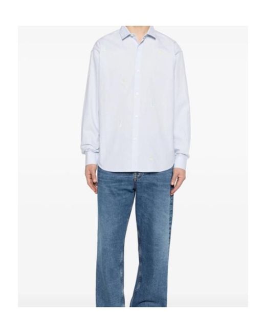 Maison Labiche White Long-Sleeved Shirt for men