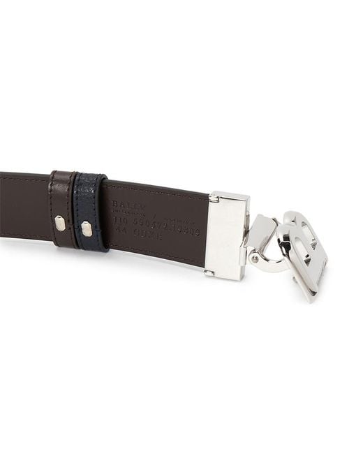 Bally White Reversible Belt for men