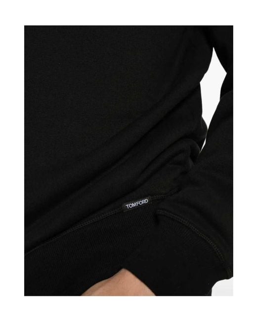 Tom Ford Black Raglan-Sleeve Sweatshirt for men