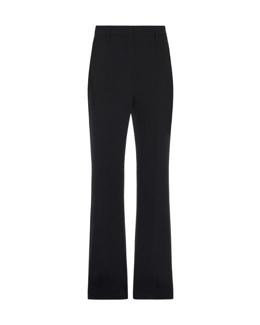 Max Mara Black Studio Alabama Flared Trousers