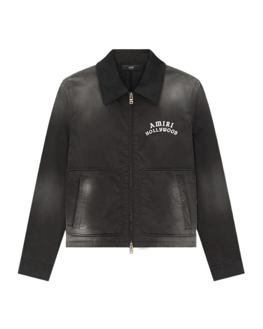 Amiri Black Hollywood Work Jacket for men