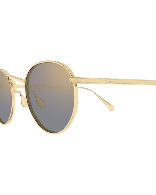 Cartier Metallic Logo Sunglasses for men