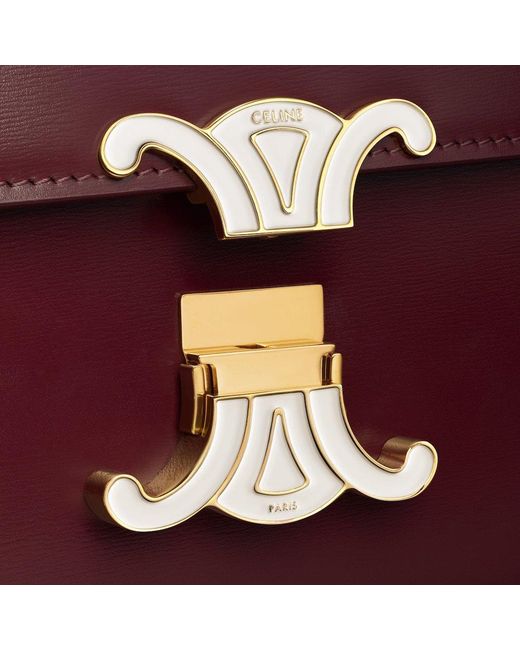Céline Purple Teen Triomphe Bag