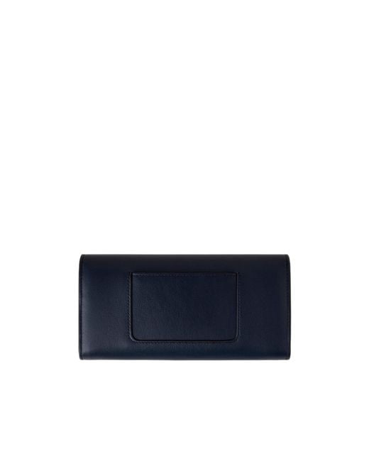 Mulberry Blue Darley Leather Wallet