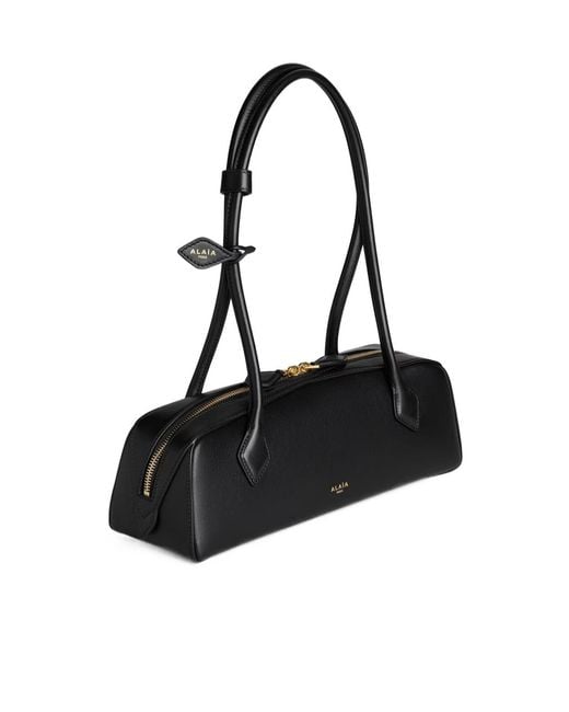 Alaïa Brown Alaïa Le Teckel Medium Shoulder Bag