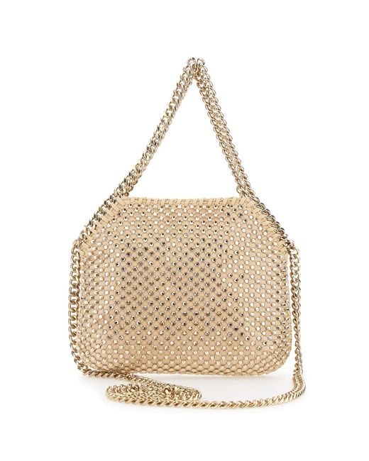Stella McCartney Natural Falabella Mini Shoulder Bag