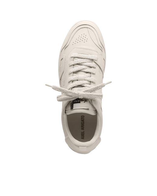Axel Arigato White Panelled Lace-Up Sneakers for men