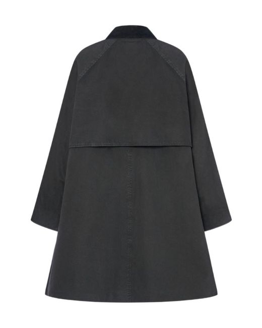 The Row Gray Ina Long-Sleeve Trench Coat