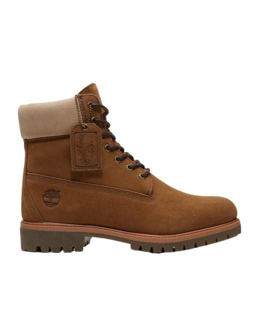 Timberland Brown Lace-Up Boots for men
