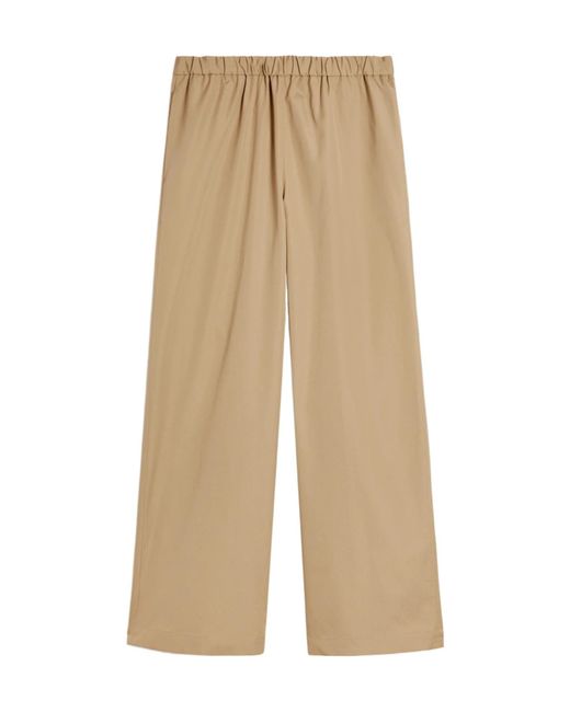 Aspesi Natural Elastic Waistband Casual Pants