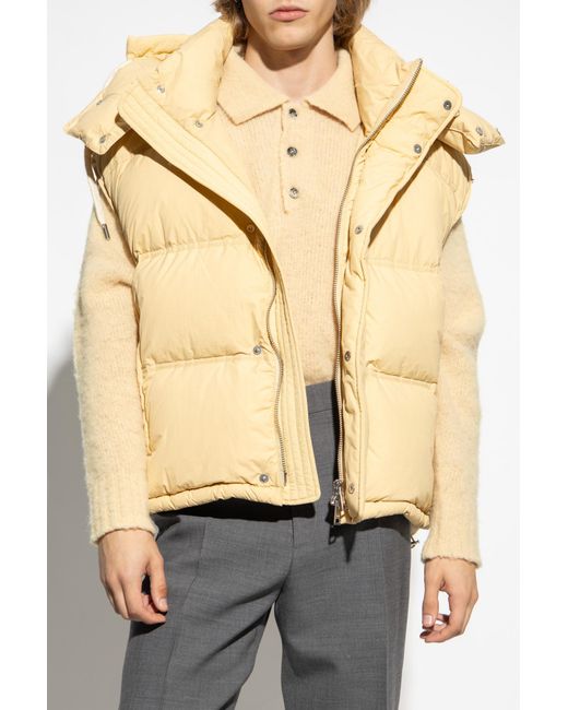 AMI Natural Hooded Padded Gilet