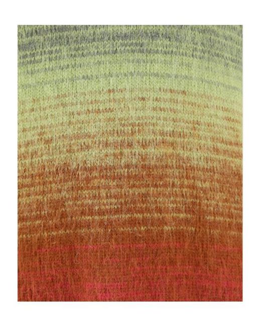 Laneus Multicolor Gradient Effect Crewneck Jumper for men