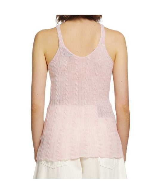 Haikure White Sleeveless Semi-Transparent Tank Top