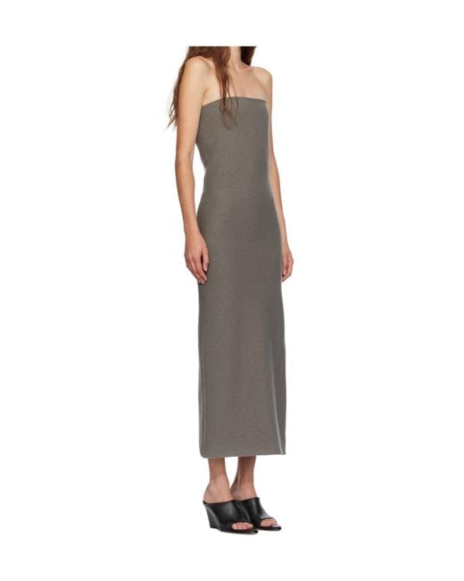 Rier Multicolor Walker Midi Dress With A Corset