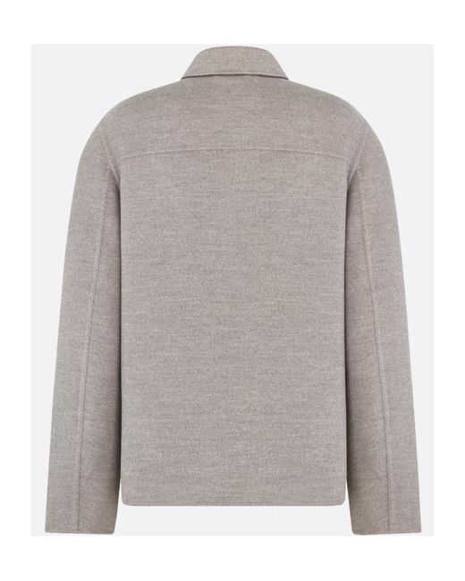 Dior Gray Homme Icons Long-Sleeved Jacket for men