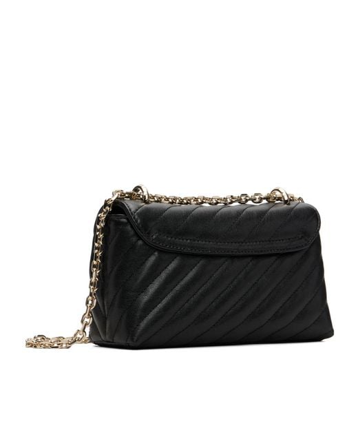 Jimmy Choo Black Quilted Chain Shoulder Bag