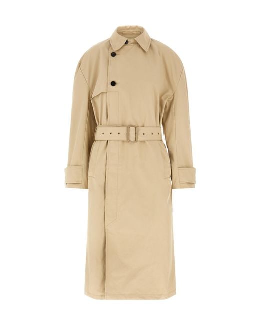 Entire studios Natural Long Trench Coat