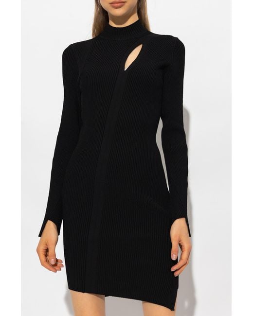 Versace Black La Vacanza Collection Dress