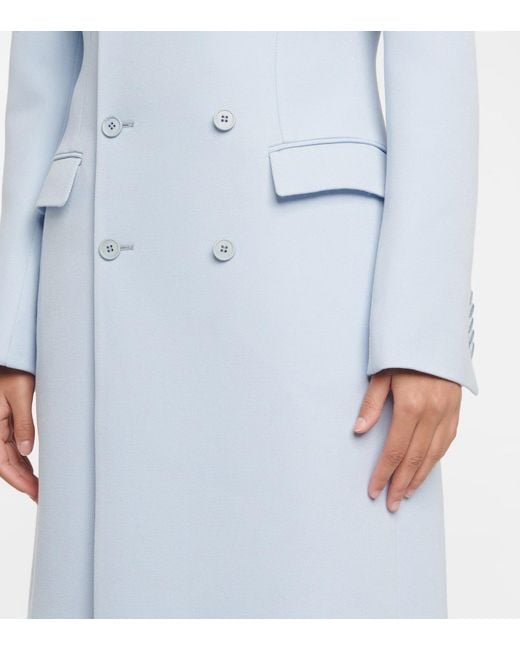 Wardrobe NYC Blue Double-Breasted Coat