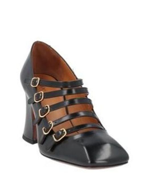 Chloé Black Versatile Patent Leather Mary Janes
