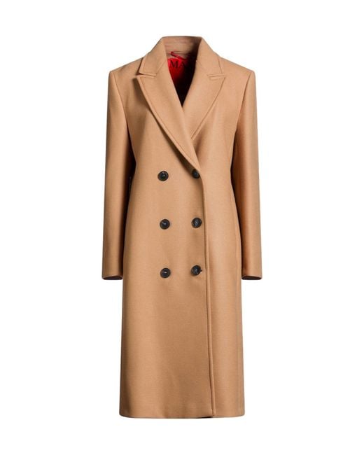 MAX&Co. Natural Long-Sleeved Coat