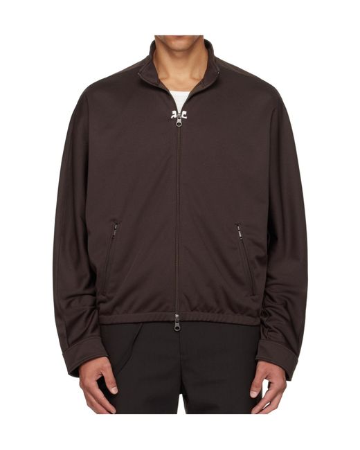 Courreges Brown Courrèges Interlock Tracksuit Jacket for men