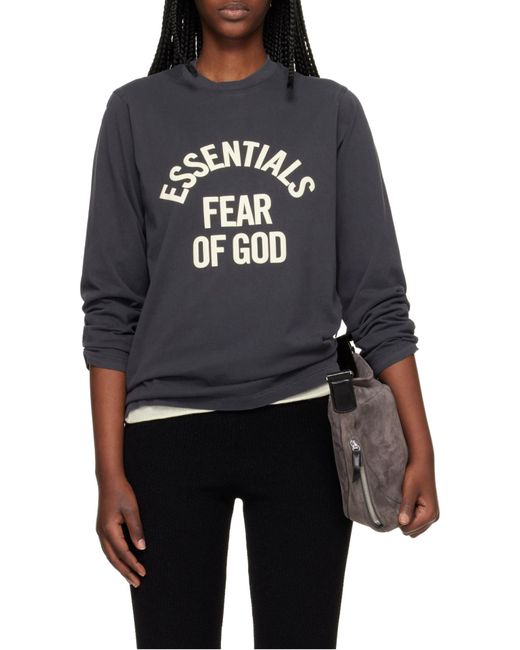 Fear Of God Black Long-Sleeve T-Shirt