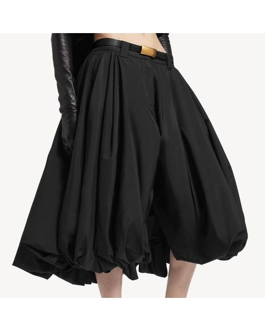 Balenciaga Black Bubble Skort Shorts