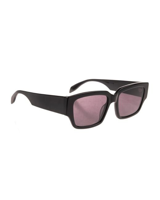 McQueen Multicolor Eyewear Graffiti Rectangular Frame Sunglasses