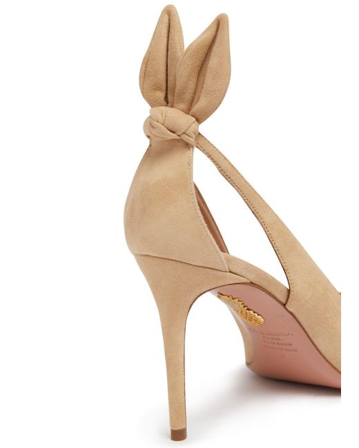 Aquazzura White Pointed High Heels