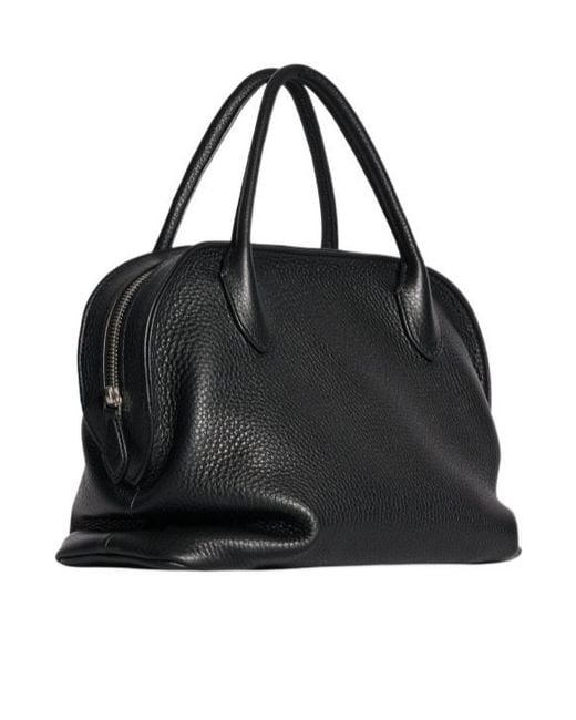 The Row Black Agnes 12 Bag