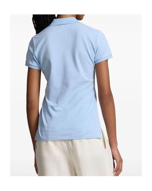 Polo Ralph Lauren Blue Julie Slim Polo Shirt