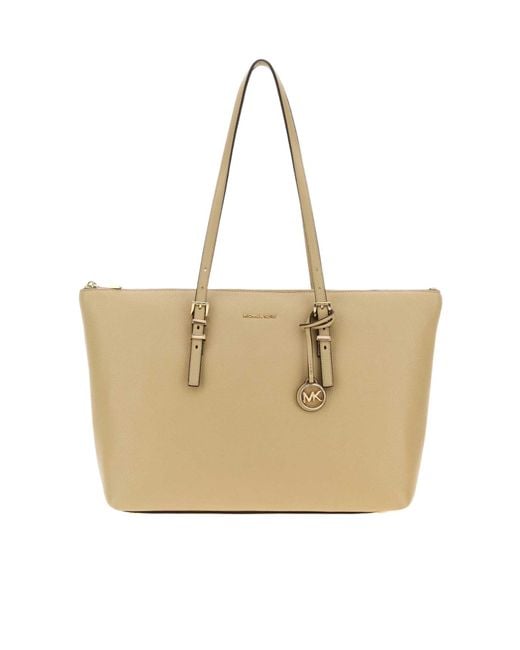 MICHAEL Michael Kors Natural Quinn Large Tote Bag