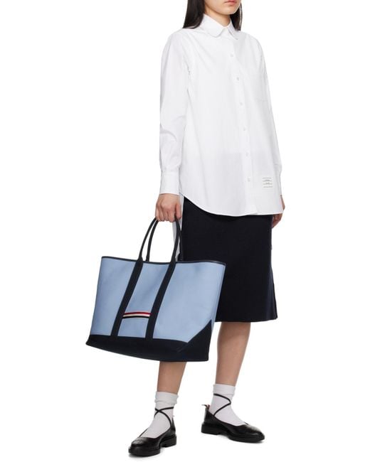 Thom Browne Black 4-Bar Knitted Midi Skirt