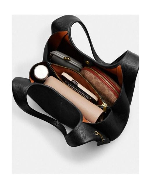 COACH Black Top Handle Shoulder Bag