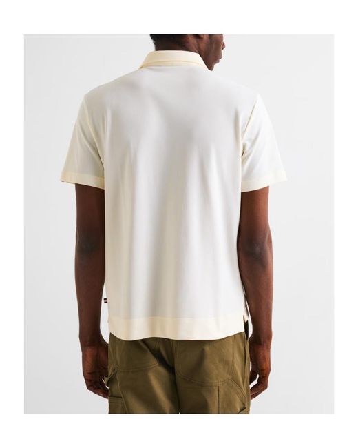 Moncler White Gren Ss Polo Sn62 for men