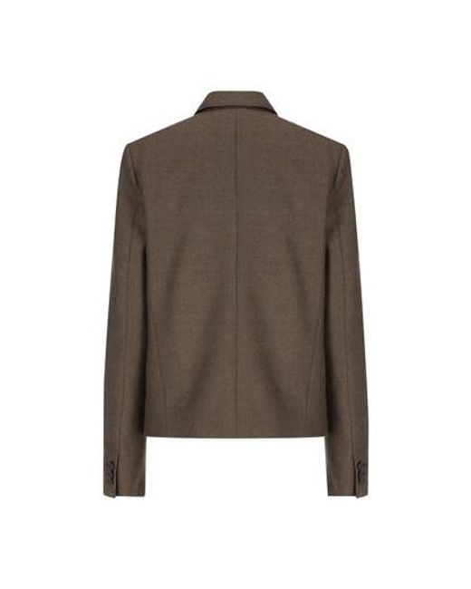 Loewe Brown Double Breasted Tailored Blazer