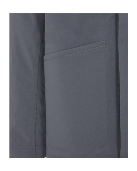 Stone Island Gray Snap Casual Jacket for men