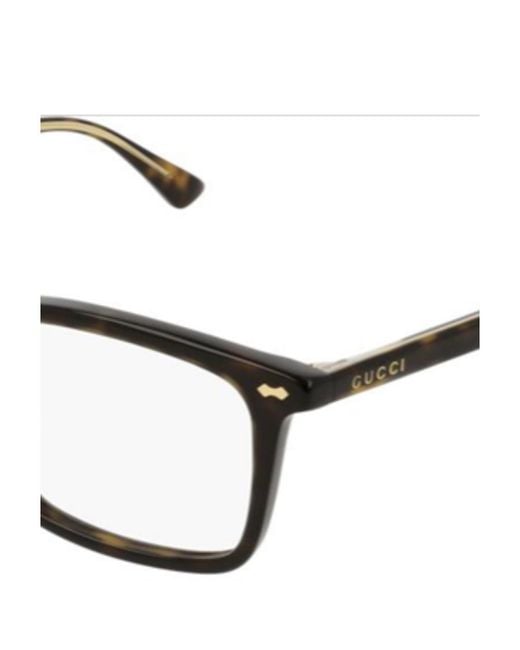 Gucci White Logo Details Flat Mirror