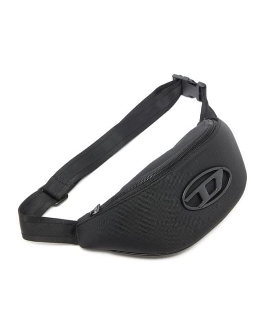 DIESEL Black Holi-D Belt Bag for men