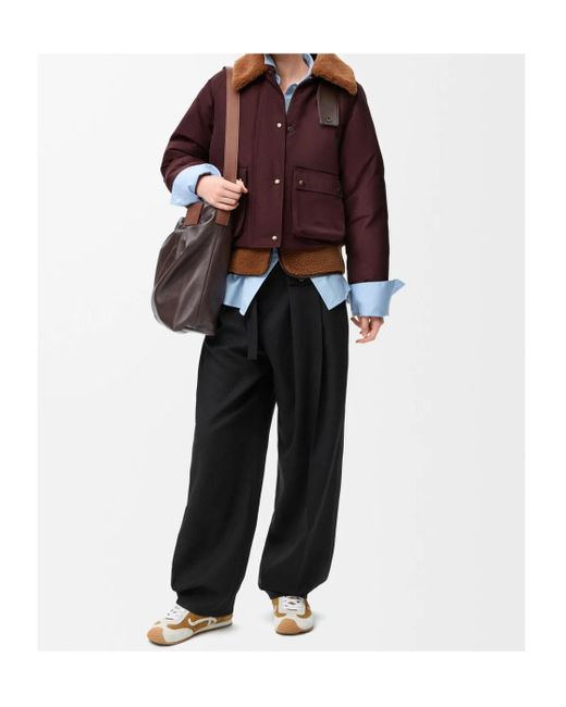 Loewe Purple Long-Sleeved Jacket