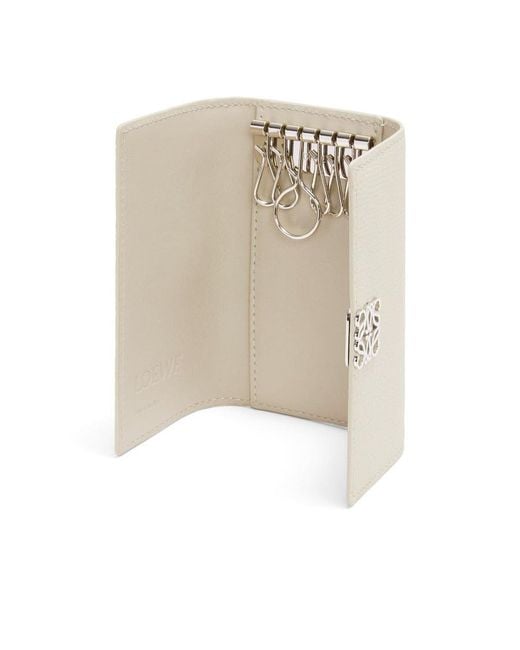 Loewe Natural Anagram Key Case